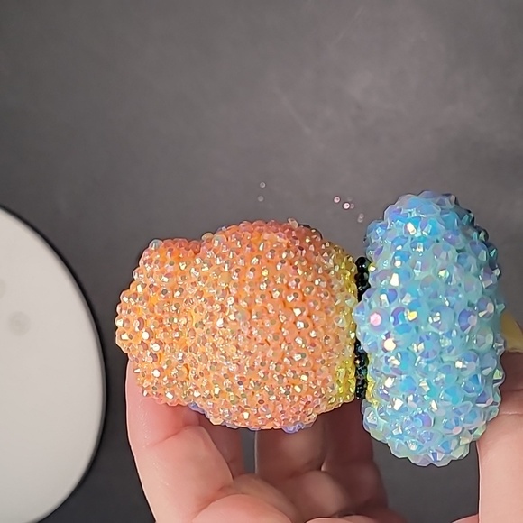 Rhinestone Cinderella rubber duck FINAL MARKDOWN - Picture 3 of 5